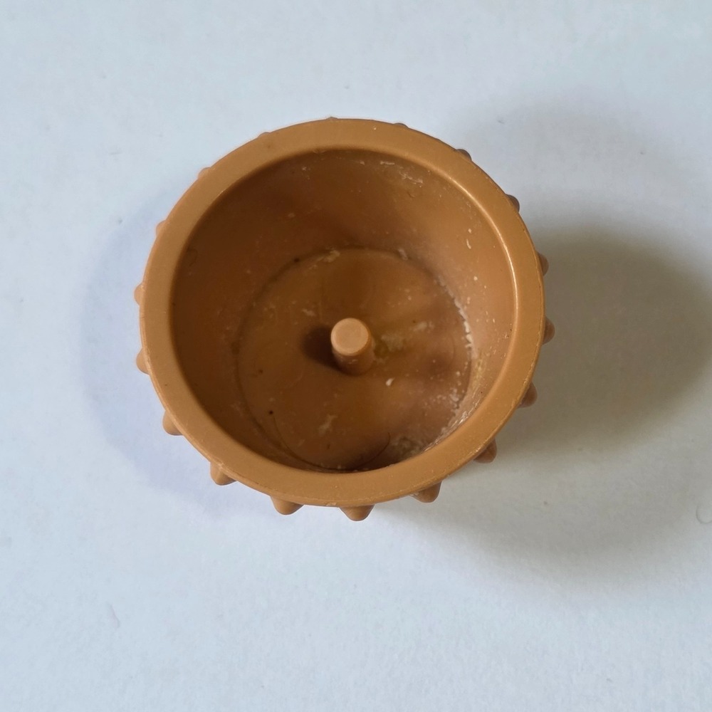 Mattel Monster High Venus Flytrap Bowl G3 Pet Accessory Skull Brown Round 1"